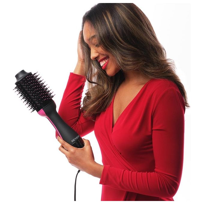 Revlon RVDR5222E One-Step Asciugacapelli Volumizzante 1100W Ionico Ceramica 2 velocita' 3 temperature colore Nero Rosa