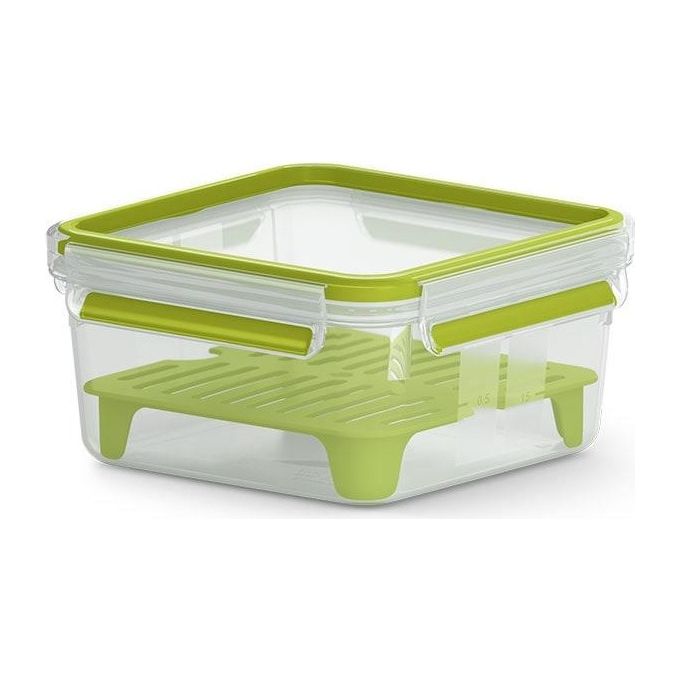 Emsa ClipeGoContenitore Salvafreschezza Verde 1.3 Litri