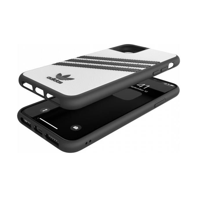 Adidas 36292 Originals Samba Cover iPhone 11 Pro Max TPU Cuoio Sintetico colore Bianco Nero