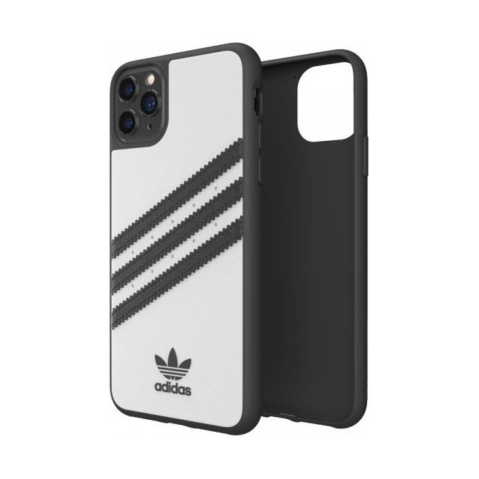 Adidas 36292 Originals Samba Cover iPhone 11 Pro Max TPU Cuoio Sintetico colore Bianco Nero
