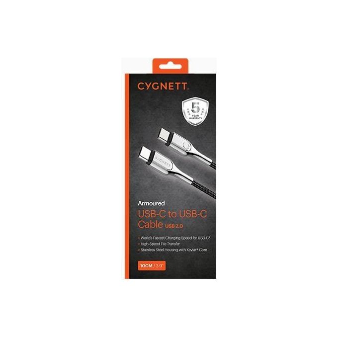 Cygnett Armoured Cavo Usb-C 1mt Bianco