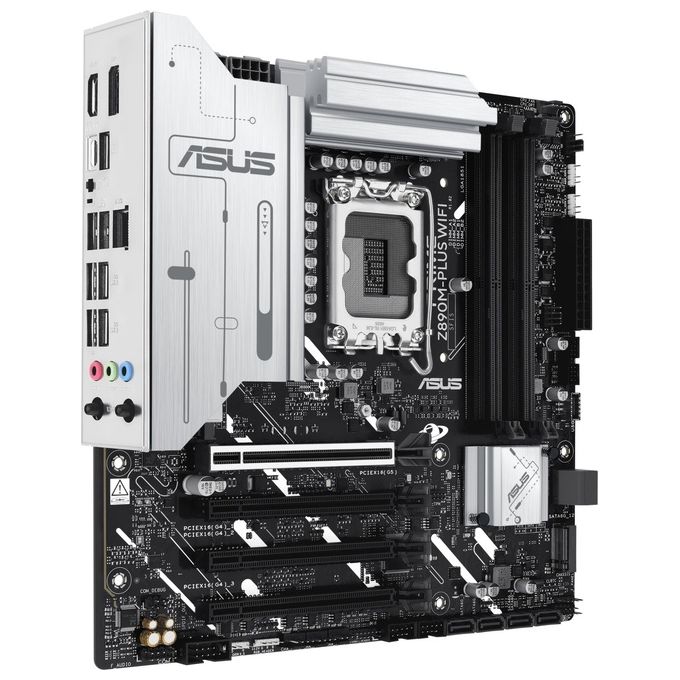 ASUS 90MB1J80-M0EAY0 PRIME Z890M-PLUS WIFI Scheda Madre Intel mATX DDR5 Wi-Fi 7 2.5GbE colore Nero