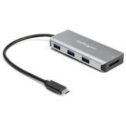 StarTech.com Hub Usb-C a 3 Porte con Lettore per Schede SD 10Gbps 3 Usb-A