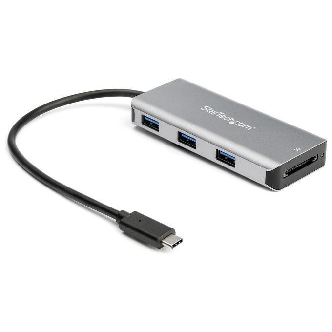 StarTech.com Hub Usb-C a 3 Porte con Lettore per Schede SD 10Gbps 3 Usb-A