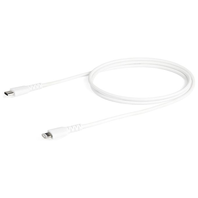 StarTech.com Cavo Usb-C a Lightning da 1mt con Certificazione Apple MFi Bianco