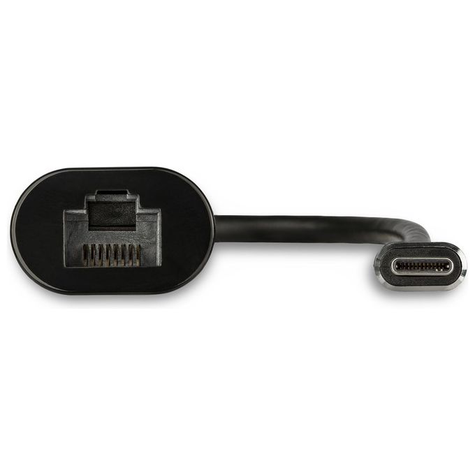 StarTech.com US2GC30 Adattatore Ethernet USB C a RJ45 2.5GbE NBASE-T 2.5 Gbps 1 Gbps 100 Mbps Nero Grigio