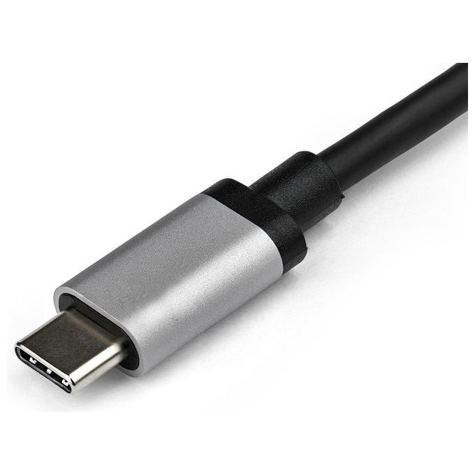 StarTech.com US2GC30 Adattatore Ethernet USB C a RJ45 2.5GbE NBASE-T 2.5 Gbps 1 Gbps 100 Mbps Nero Grigio