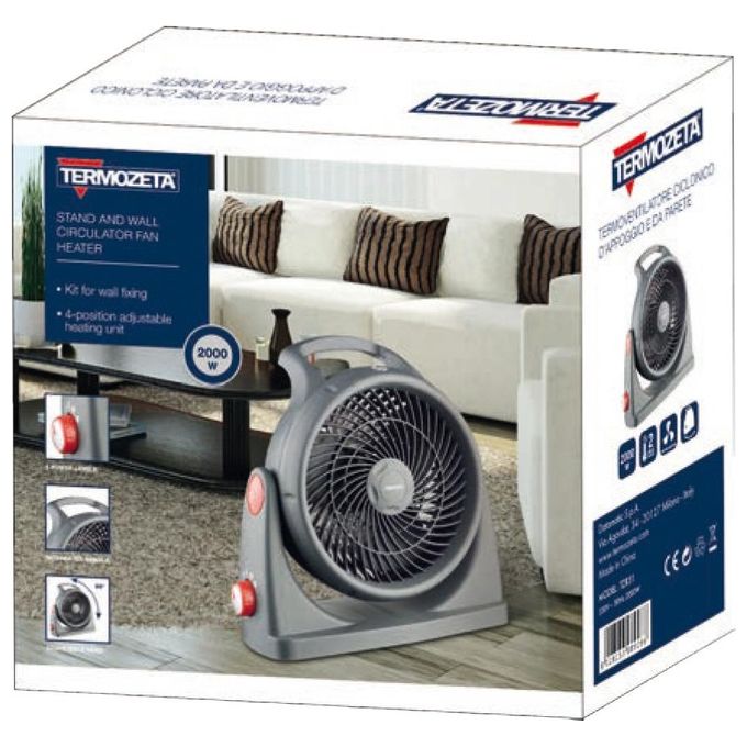 Termozeta TZR31 Termoventilatore Ciclonico Parete