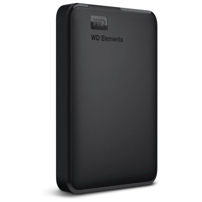 Western Digital WDBU6Y0050BBK-WESN Elements Portable Hard Disk Esterno 2.5'' 5 TB USB 3.2 Gen 1 colore Nero