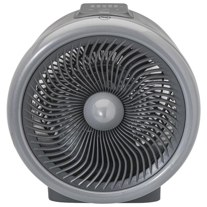 Bimar HF205 Stufetta Elettrica Riscaldatore Ambiente Elettrico con Ventilatore Interno Grigio 2000W