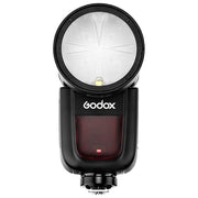 GODOX GODOXV1CANON V1 Flash a Slitta TTL Testa Tonda Compatibile Canon Batteria Li-ion 7.2V 2600mAh Riciclo 1.5s HSS 1-8000s colore Nero