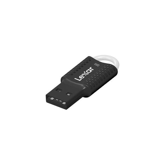 Lexar, JumpDrive V40, 32 GB, Chiavetta USB 2.0, Nero e Bianco