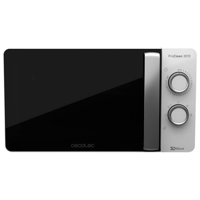 Cecotec 01522 ProClean 3010 Forno a microonde Solo 20 L 700 W 6 livelli di potenza Timer 30 min colore Nero Bianco