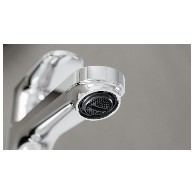 Hansgrohe 72517000 Rebris S Miscelatore per Lavabo con Scarico a Tirante Altezza Bocca 10.9 cm EcoSmart colore Cromo