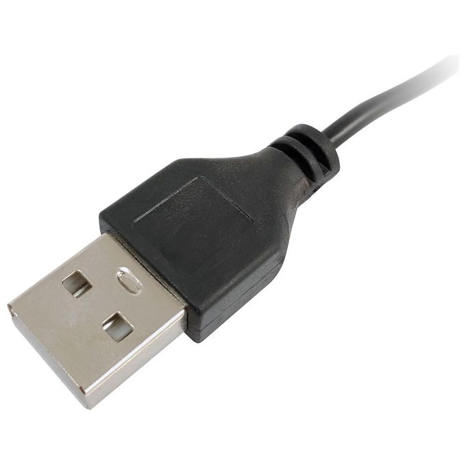 Equip 119038 Cavo e Adattatore Video 0.2mt Vga (D-Sub)  3.5mm Dvi-D  Usb Nero