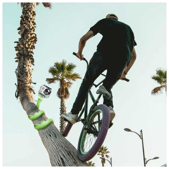 Celly Flexible Selfie Stick Snake Supporto Flessibile Per Smartphone Verde