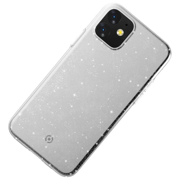 Celly Sparkle Cover per iPhone 11 Bianco