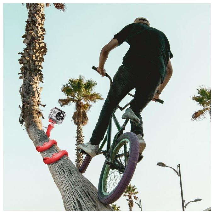 Celly Flexible Selfie Stick Snake Supporto Flessibile Per Smartphone Rosso