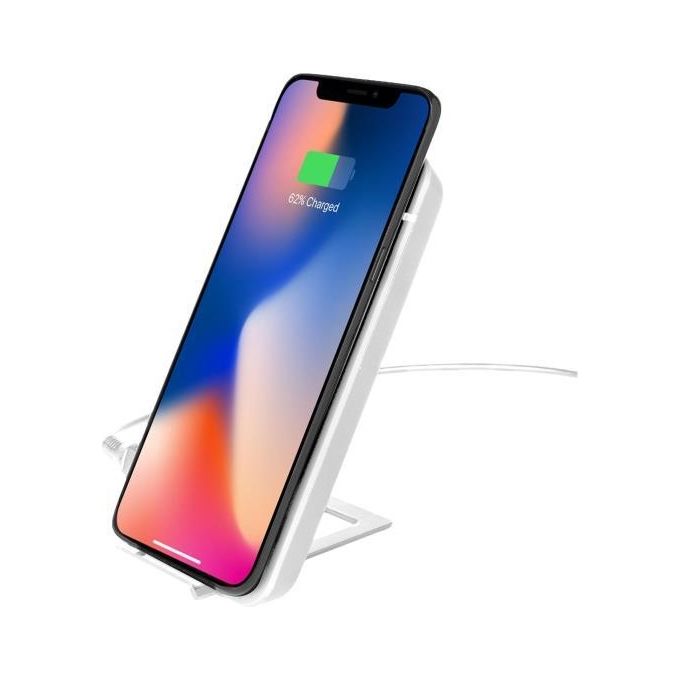 Celly Caricatore Wireless senza Fili Bianco