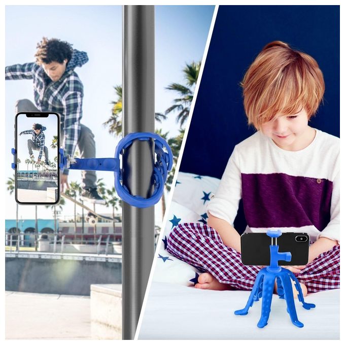 Celly Flexible Maxi Tripod Quiddy Max Supporto per Smartphone