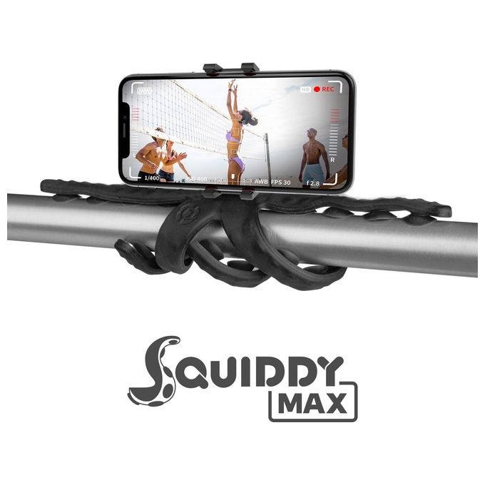 Celly Flexible Maxi Tripod Squiddy Max Supporto per Smartphone Nero