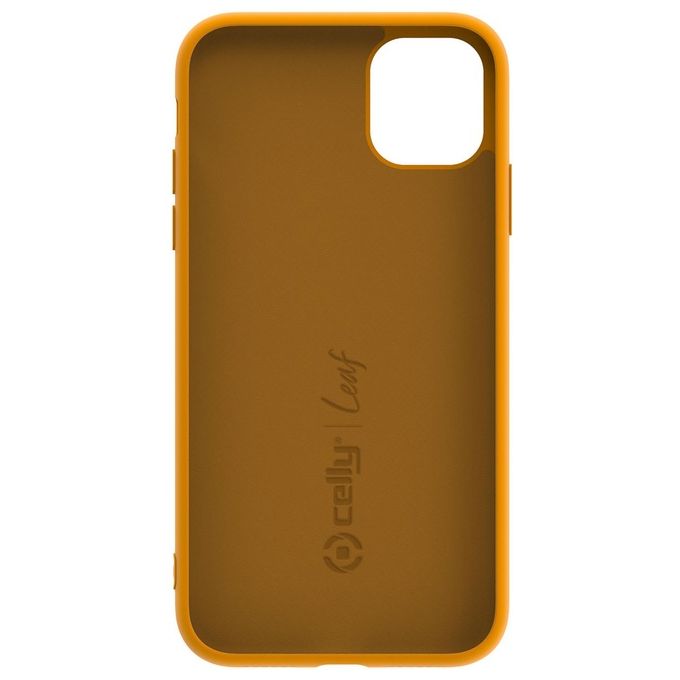 Celly Leaf Cover per iPhone 11 Giallo