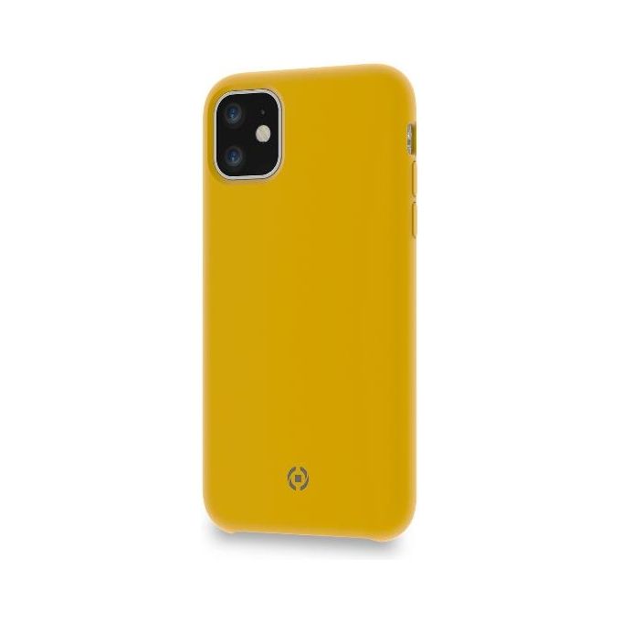 Celly Leaf Cover per iPhone 11 Giallo