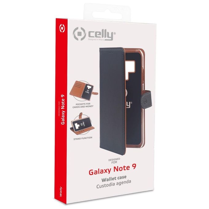 Celly Wally Case per Samsung Galaxy Note 9 Nero