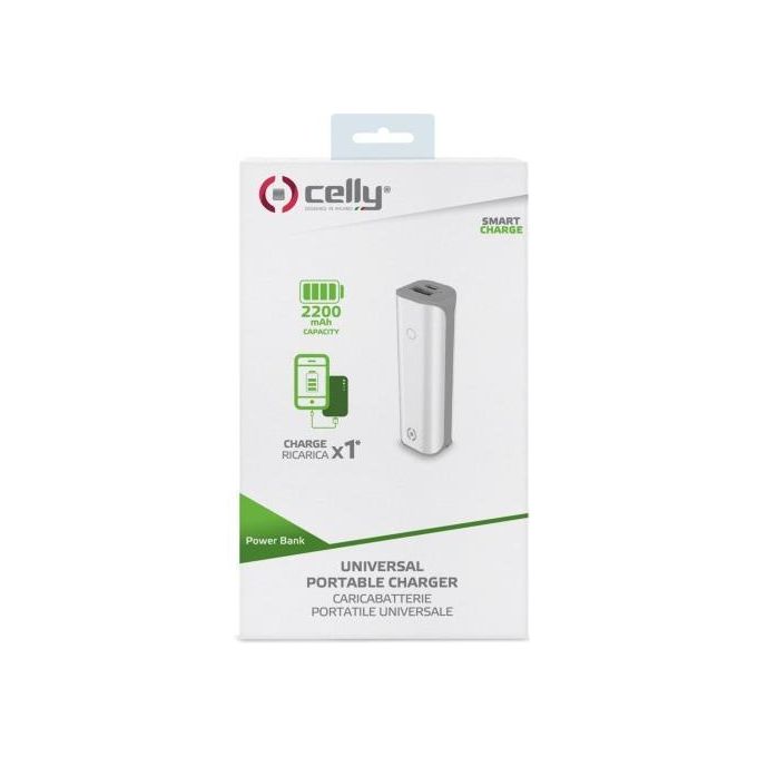 Celly PowerBank Daily 2200mAh Bianco