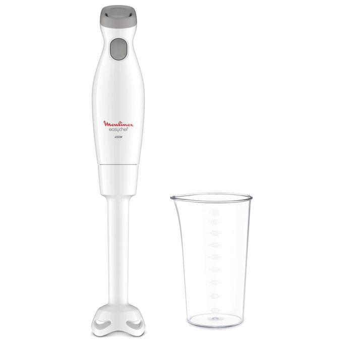 Moulinex DD45A1 Easy Chef Mixer ad Immersione 2 Velocita' 450W Bianco