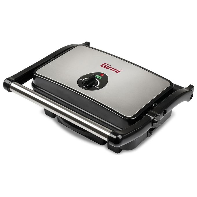 Girmi BS11 Bistecchiera Contact Grill Corpo in Acciaio Inox 1500W