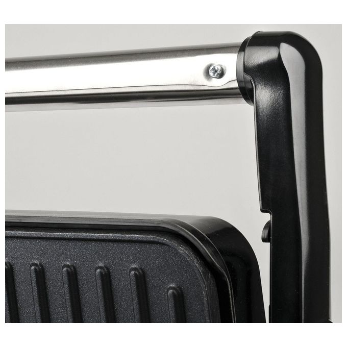 Girmi BS11 Bistecchiera Contact Grill Corpo in Acciaio Inox 1500W