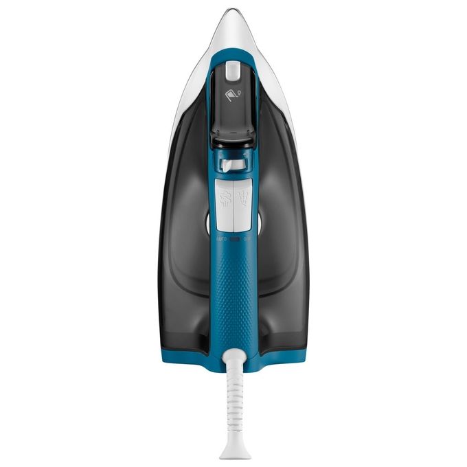 Rowenta DX1550 Effective Ferro da Stiro a Vapore Capacita' 300 ml 2200 W 30 g-min Colpo di Vapore 110g Nero-Blu
