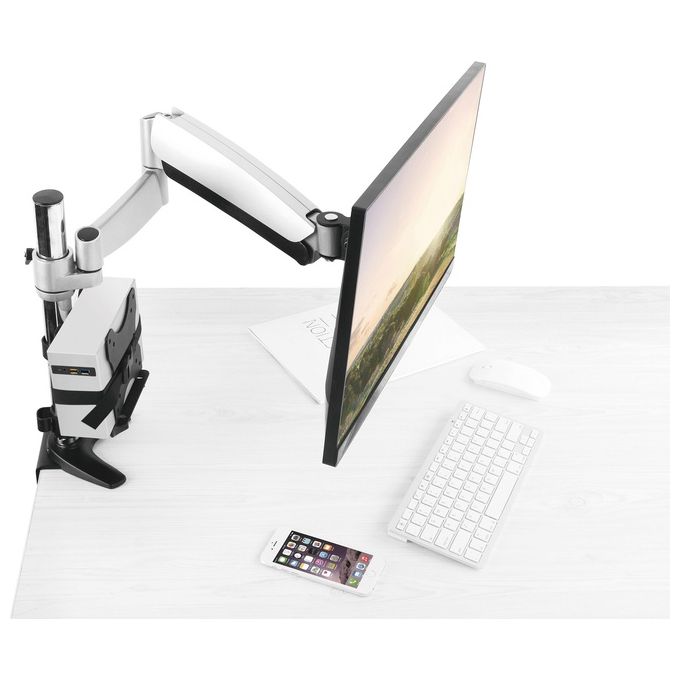 Equip Supporto per Cpu Sotto Scrivania Nero