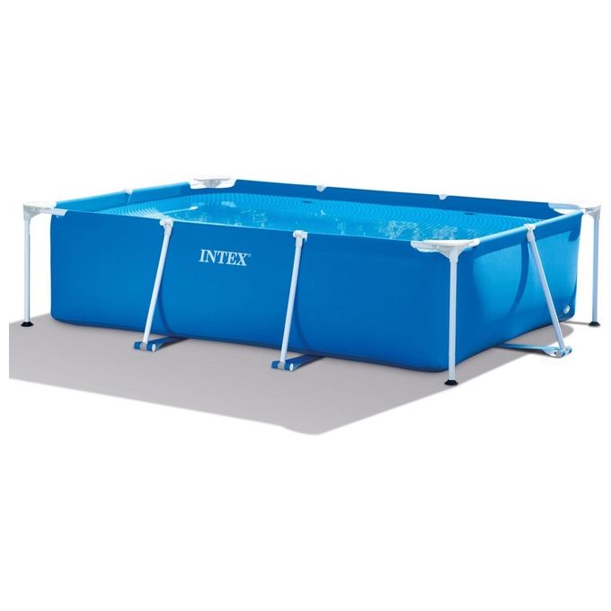 Intex Piscina Fuori Terra Rectangular Frame 300x200x75 cm Acciaio PVC Blu 3834 L Senza Pompa Filtro