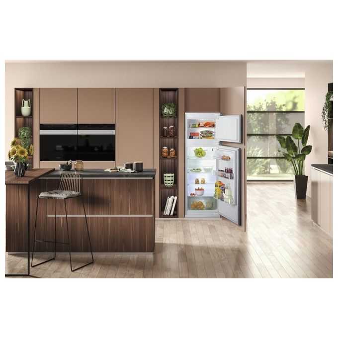 Hotpoint BD 2422-HA 2 Frigorifero da Incasso Doppia Porta 218 L 144 cm Classe E 36 dB Statico colore Bianco