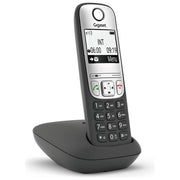 Gigaset S30852-H2810-B101 A690 Telefono Cordless Analogico con Vivavoce Identificatore di Chiamata Rubrica 100 Voci colore Nero