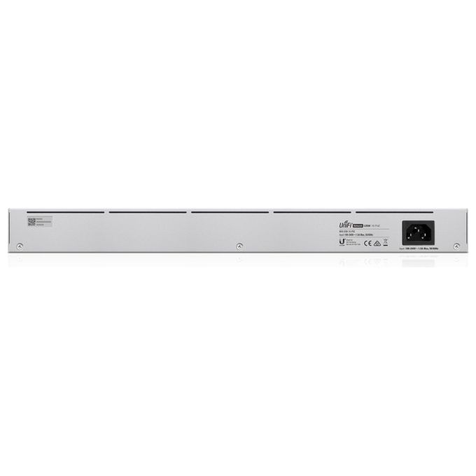 Ubiquiti USW-16-POE UniFi Switch Gestito L2-L3 16 Porte Gigabit Ethernet con PoE 36 Gbit-s 1U colore Argento