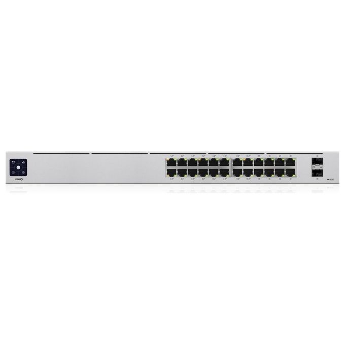 Ubiquiti U-V4116166 UniFi Switch Gigabit 24 Porte Managed Layer 2 con 16 Porte PoE+ 95 W 2 Uplink SFP colore Grigio