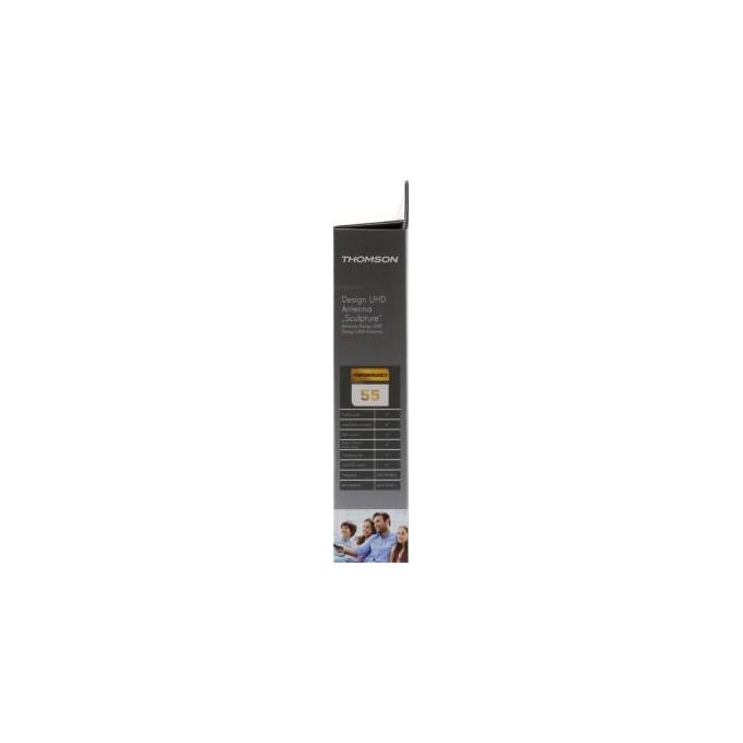 Thomson ANT1639 Sculpture Antenna Digitale Terrestre Interna DVB-T DVB-T2 UHD 4K Alimentazione USB 2,5 m colore Nero