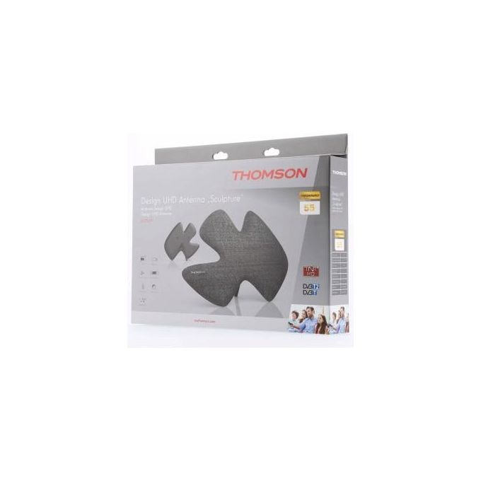 Thomson ANT1639 Sculpture Antenna Digitale Terrestre Interna DVB-T DVB-T2 UHD 4K Alimentazione USB 2,5 m colore Nero