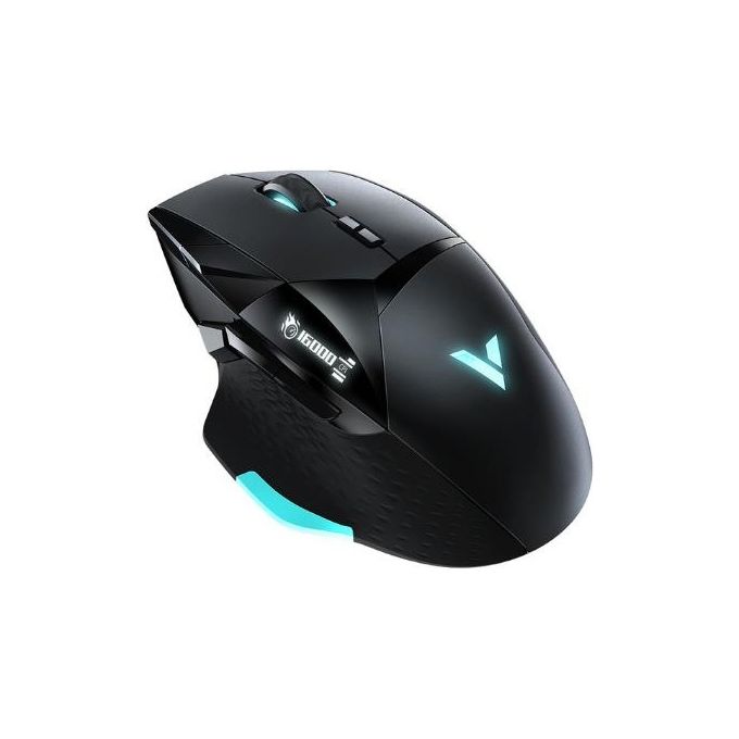 Rapoo VPRO VT900 Mouse Gaming con Cavo Tasti Programmabili 16.000 DPI Display a Led Nero