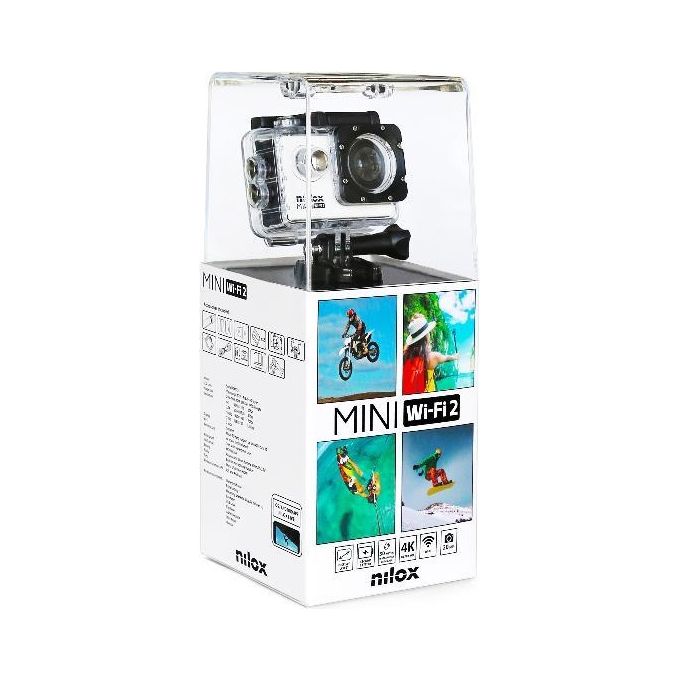 Nilox Mini Wifi 2 ActionCam 4K con 2 Batterie