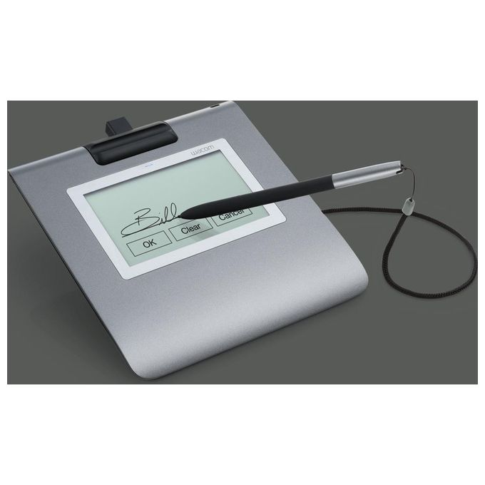 Wacom STU-430 Sign Pad Tavoletta per Firma Grafometrica Display LCD 4,5'' 320x200 px Penna EMR Software Sign Pro PDF colore Grigio