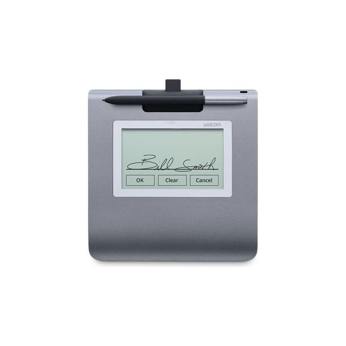 Wacom STU-430 Sign Pad Tavoletta per Firma Grafometrica Display LCD 4,5'' 320x200 px Penna EMR Software Sign Pro PDF colore Grigio