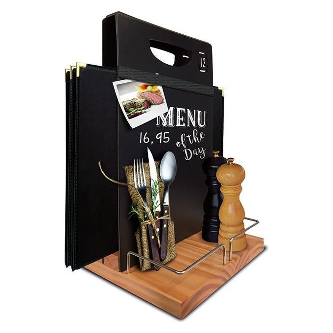 Securit Cad-te Table Caddy Nero
