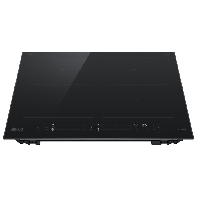 LG CBIZ2437B Piano cottura induzione 60 cm 4 Zone 2 Zone Flex 7400 W 15 Livelli Boost Wi-Fi Vetroceramica Schott colore Nero