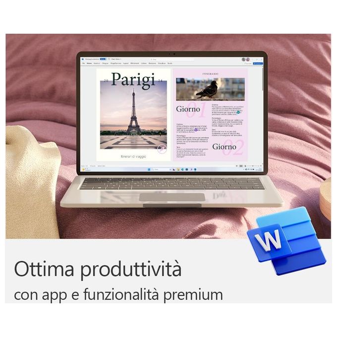 Microsoft QQ2-01746 365 Personal Abbonamento 12 Mesi 1 Utente 5 Dispositivi 1 TB OneDrive PC Mac iOS Android