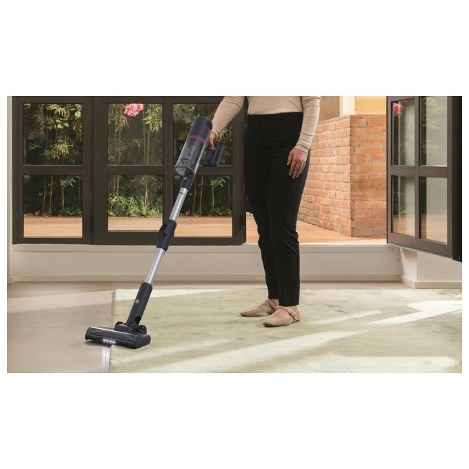 Hoover HFG10HX011 Go Scopa Elettrica Senza Filo Senza Sacchetto 0,55 L 200 W autonomia 45 min colore Grigio Magenta