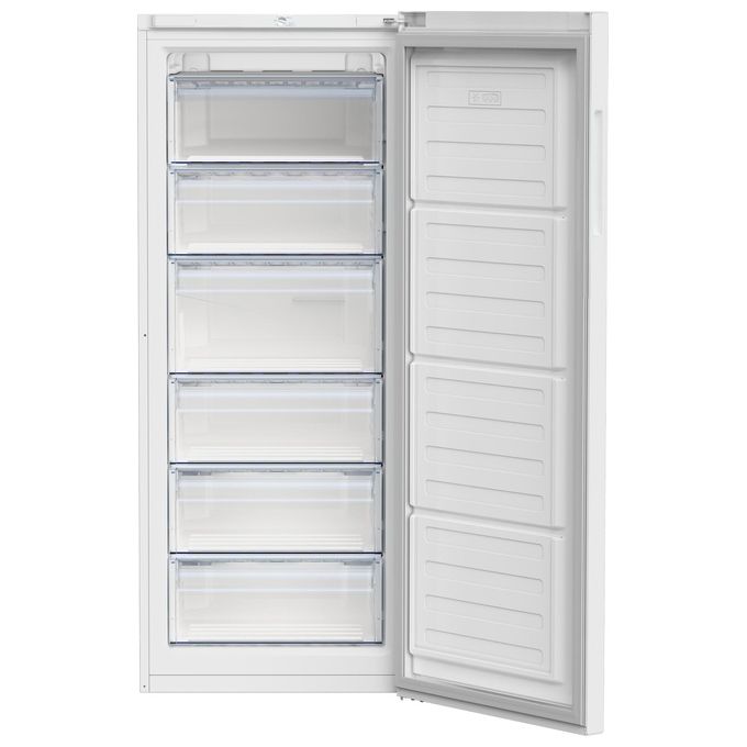 Beko RFSA240M41WN B100 Congelatore Verticale 215 L 151 cm Classe E 36 dB 5 Cassetti Statico Porta Reversibile colore Bianco
